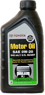 Моторное масло Toyota/Lexus 0W20 / 002790WQTE6S (946мл)