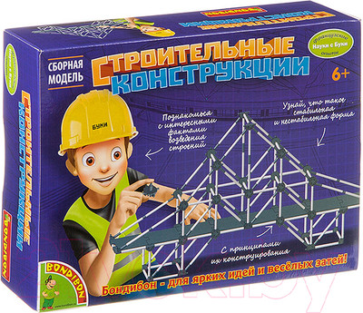 Научная игра Bondibon Французские опыты. Строительные конструкции / ВВ3555