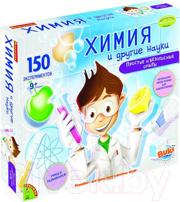 Набор для опытов Bondibon Французские опыты. Химия и другие науки / ВВ47457