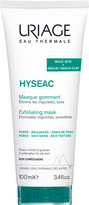 Маска для лица кремовая Uriage Hyseac Masque Gommant отшелушивающая (100мл)