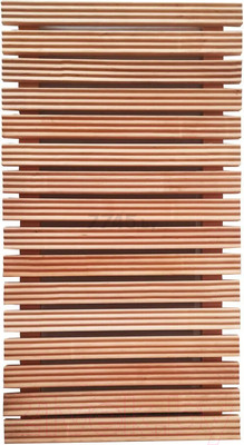 Решетка на пол для бани СаунаОпт 50x120 (ольха)