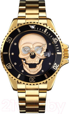 Часы наручные мужские Skmei 9195 (золото/черный)