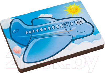 Развивающая игрушка Paremo Вкладыши. Самолетик / PE720-09