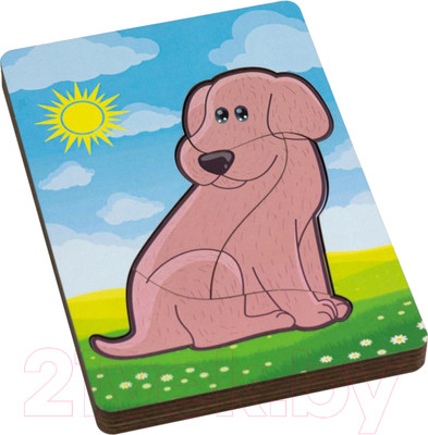 Развивающая игрушка Paremo Вкладыши. Собачка / PE720-12