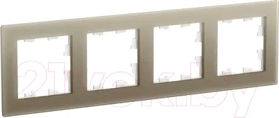 Рамка для выключателей и розеток Systeme (Schneider) Electric AtlasDesign ATN320504