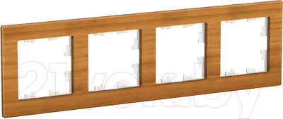 Рамка для выключателей и розеток Systeme (Schneider) Electric AtlasDesign ATN353204