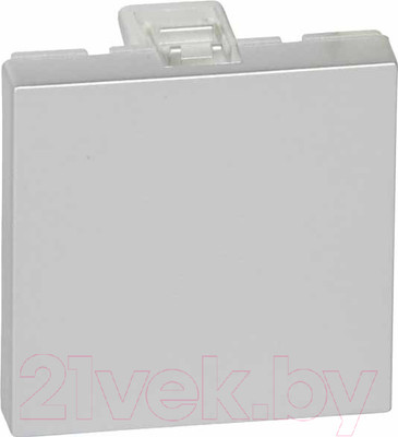 Декоративная заглушка для розетки Legrand Mosaic 079280 (алюминий)