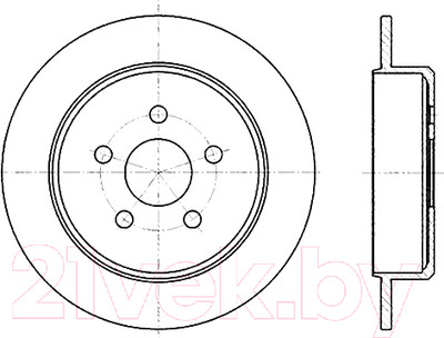Тормозной диск Stellox 60209310SX