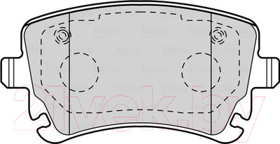 Тормозные колодки Valeo 301004