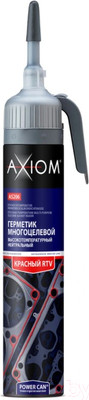 Герметик силиконовый Axiom Многоцелевой высокотемпературный / AS206 (200мл, красный)