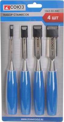 Набор стамесок СОЮЗ 1063-02-H4C