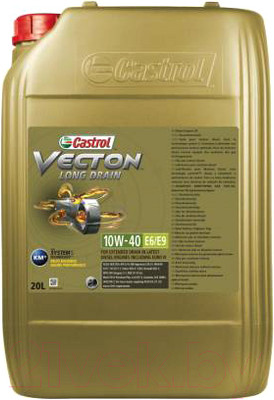 Моторное масло Castrol Vecton Long Drain 10W40 E6/E9 / 15B9D0 (20л)