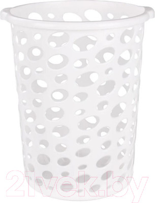 Корзина для бумаг Альтернатива Соренто / М2052 (белый)