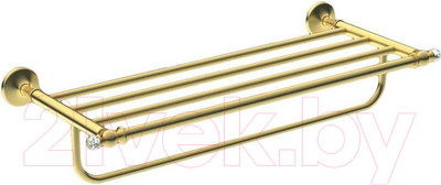 Полка для ванной Art&Max Antic Crystal AM-E-2622SJ-Do (золото)