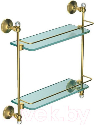 Полка для ванной Art&Max Antic Crystal AM-E-2682BSJ-Do (золото)