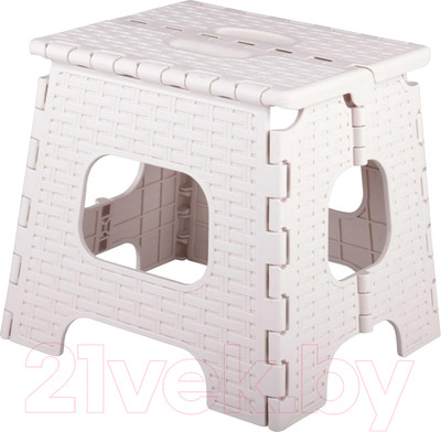 Табурет складной Альтернатива Плетенка малый / М7096 (бежевый)