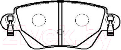 Тормозные колодки HSB HP9507
