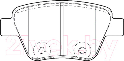 Тормозные колодки Valeo 302134