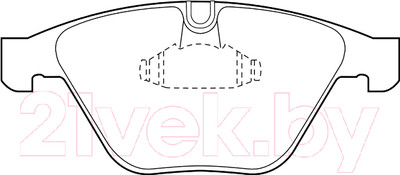 Тормозные колодки Valeo 301410