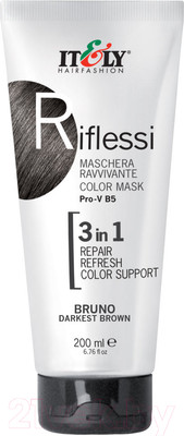 Оттеночный бальзам для волос Itely Riflessi 3 в 1 (темно-коричневый)
