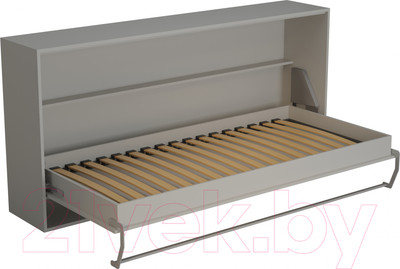 Шкаф-кровать трансформер Макс Стайл Wave 18мм 90x200 (светло-серый U708 ST9)