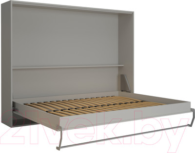 Шкаф-кровать трансформер Макс Стайл Wave 18мм 160x200 (светло-серый U708 ST9)