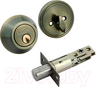 Замок врезной Нора-М D1 (старая бронза)