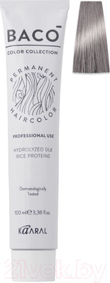 Крем-краска для волос Kaaral Baco 9.25 (очень светлый блондин фиолетово-махагоновый)