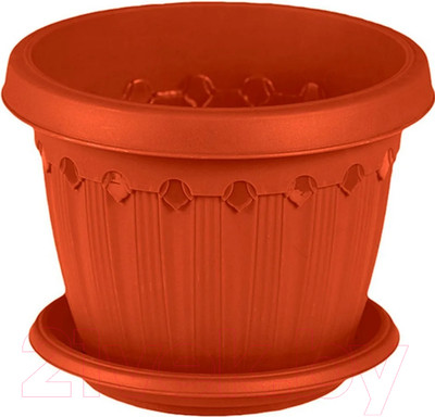 Вазон Эльфпласт Флавия EP059 (1.7л, терракот)