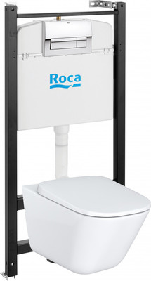 Инсталляция с унитазом подвесным Roca The Gap 7893104100