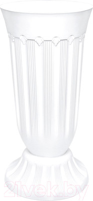 Ваза садовая Эльфпласт Флавия EP284 (5л, белый)