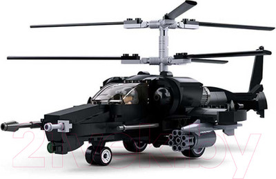 Конструктор Sluban Вертолет с фигуркой / M38-B0752 (330эл)