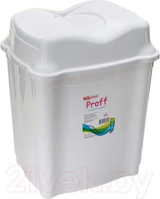 Мусорное ведро Эльфпласт Proff EP477 (5л, белый)