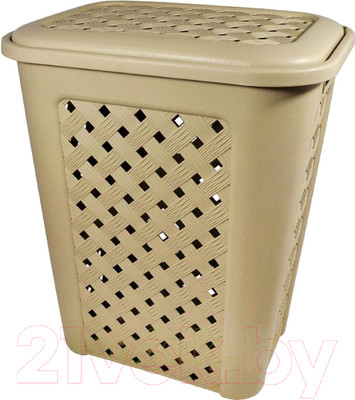 Корзина для белья Эльфпласт Виола EP204 (30л, бежевый)