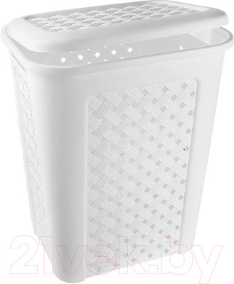 Корзина для белья Эльфпласт Виола EP204 (30л, белый)
