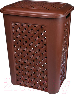 Корзина для белья Эльфпласт Виола EP204 (30л, коричневый)