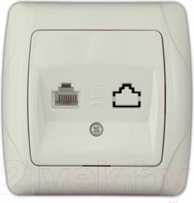 Розетка Viko Carmen / 90562032 (кремовый)