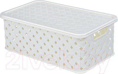 Корзина Эльфпласт Виола EP347 (6л, слоновая кость)