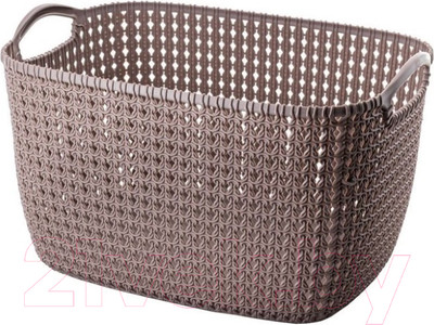 Корзина Эльфпласт Paola EP466 (19л, серо-коричневый)