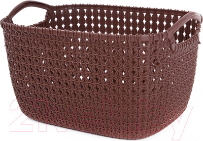 Корзина Эльфпласт Paola EP466 (19л, коричневый)
