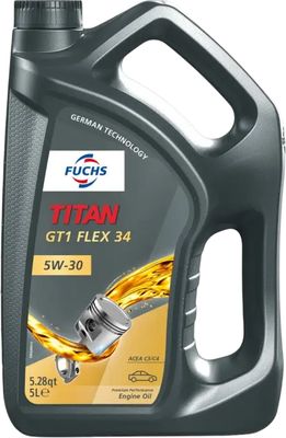 Моторное масло Fuchs Titan GT1 Flex 34 5W30 / 601424328 (5л)