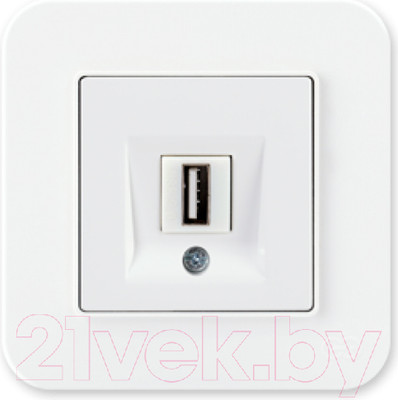 Розетка Gunsan Eqona 01409300-157351 (белый)