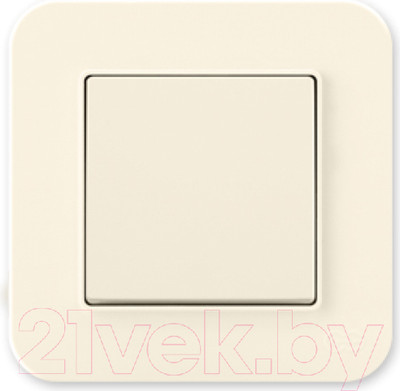 Выключатель Gunsan Eqona 01401200-150101 (кремовый)