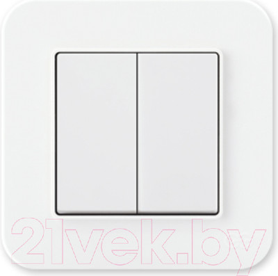 Выключатель Gunsan Eqona 01409300-150103 (белый)