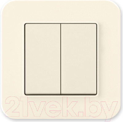 Выключатель Gunsan Eqona 01401200-150103 (кремовый)