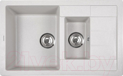 Мойка кухонная ZORG Luka 107 (серый жемчуг)