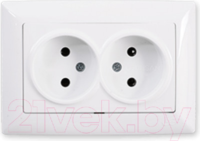 Розетка Gunsan Visage 01 28 11 00 100 149 (белый)