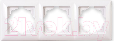 Рамка для выключателей и розеток Gunsan Visage 01 28 11 00 000 143 (белый)