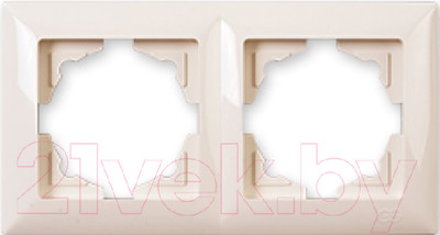 Рамка для выключателей и розеток Gunsan Visage 01 28 12 00 000 141 (кремовый)