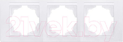 Рамка для выключателей и розеток Gunsan Moderna 01 29 11 00 000 143 (белый)